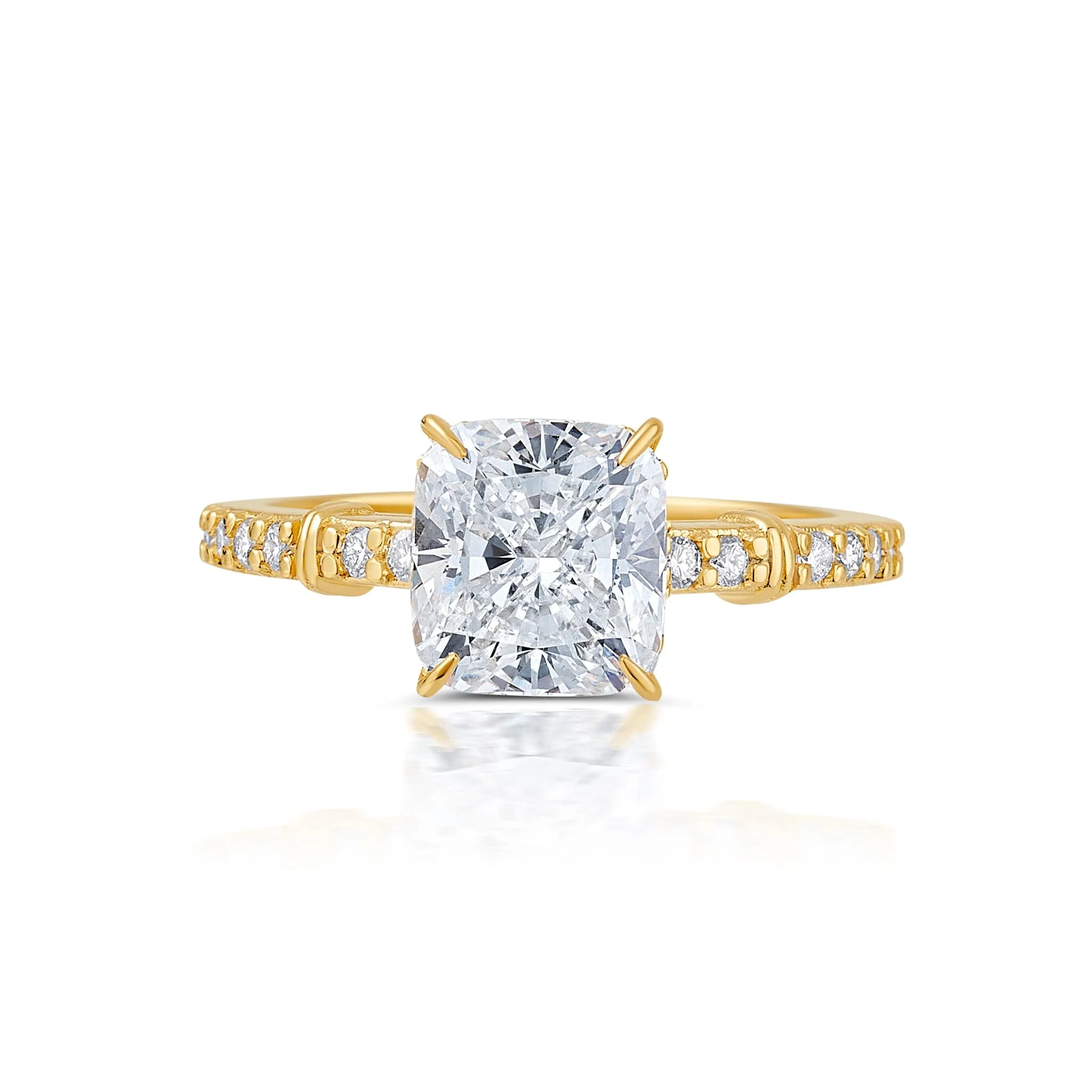 Diamond Rattan Cushion Hidden Halo | Proposals