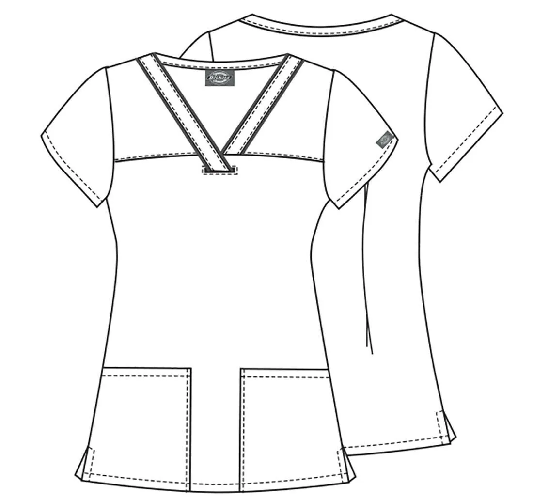 Dickies Prints V-Neck Top Daisy