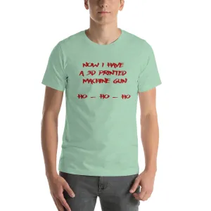 Die Hard Christmas 3D Printed Gun Men's T-shirt