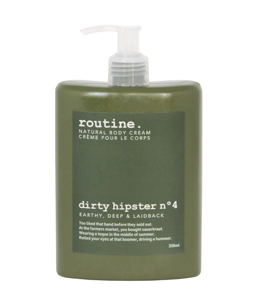 Dirty Hipster No. 4 Natural Body Cream