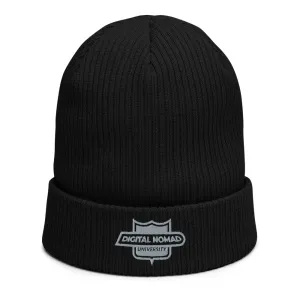 DNU Logo - Organic ribbed beanie