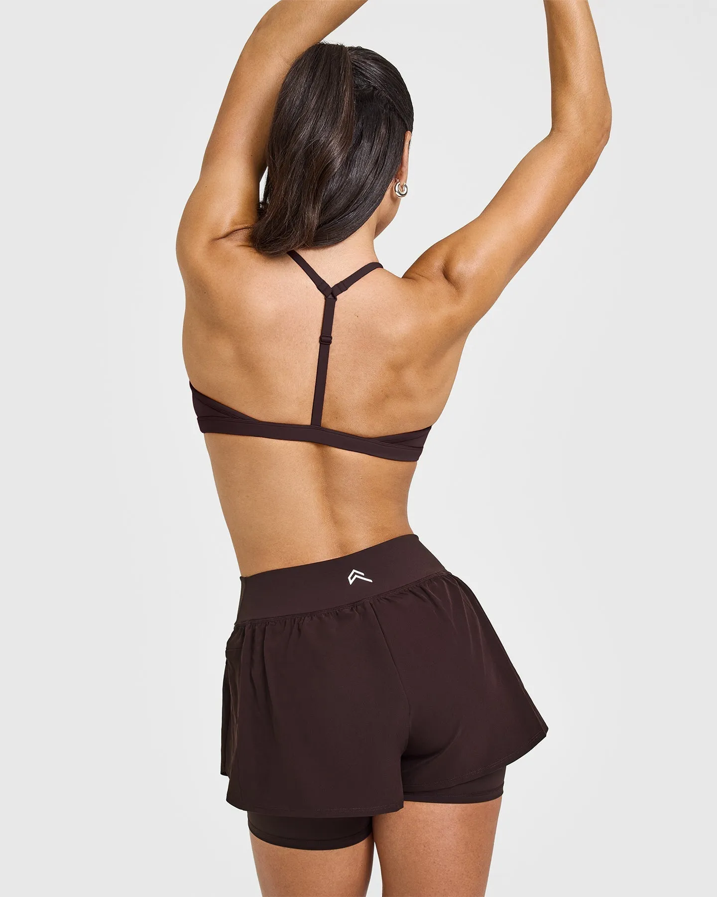 EasyLift™ Ultra Minimal V Neck Bralette | Plum Brown