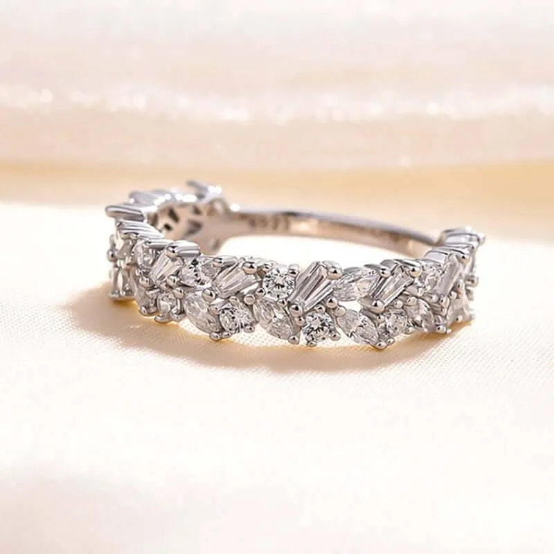 Elegant Anniversary Diamond Wedding Band