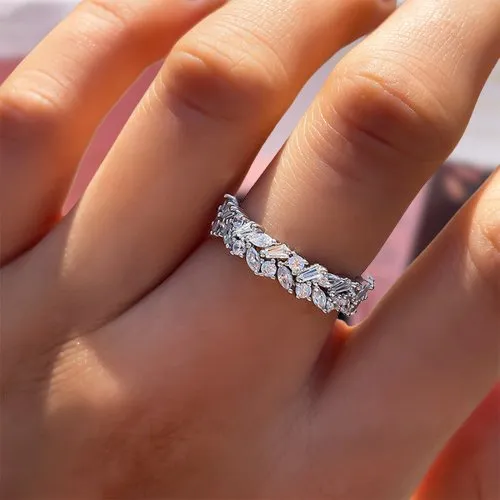 Elegant Anniversary Diamond Wedding Band