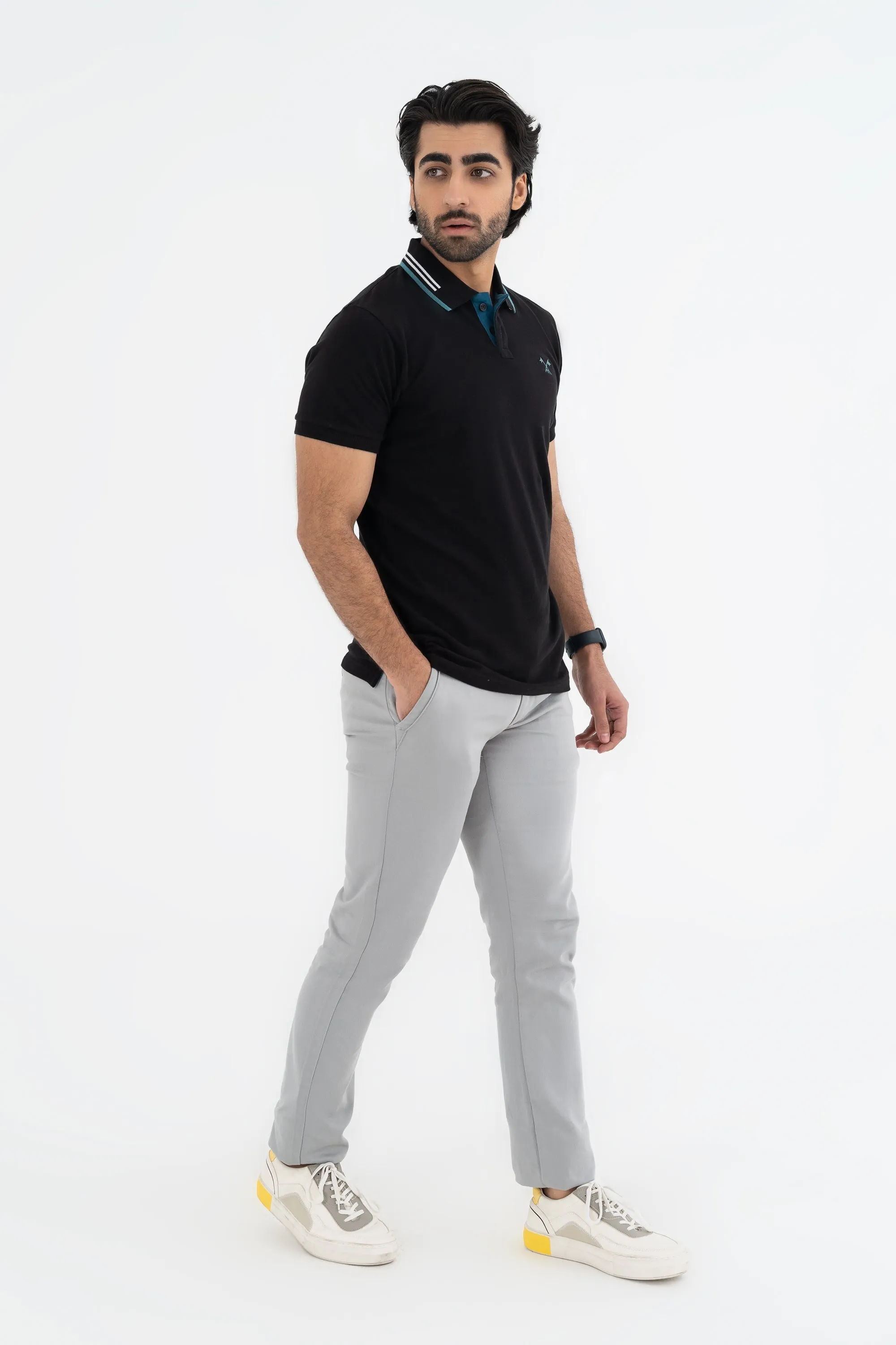 Elegant Black Polo Shirt