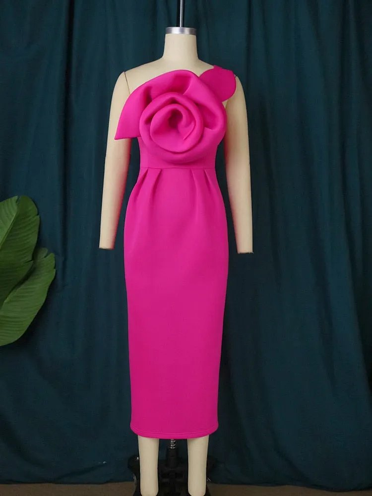 Elegant Flowers Dress