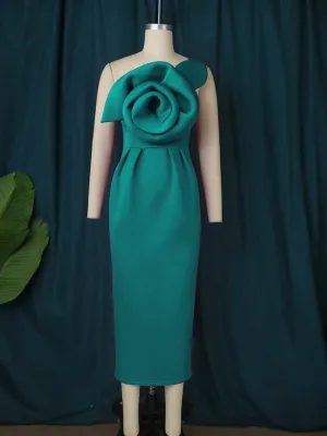 Elegant Flowers Dress