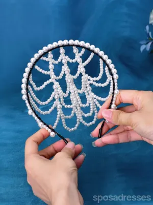 Elegant Tassel pearl headdress Accessories for Women, SA01