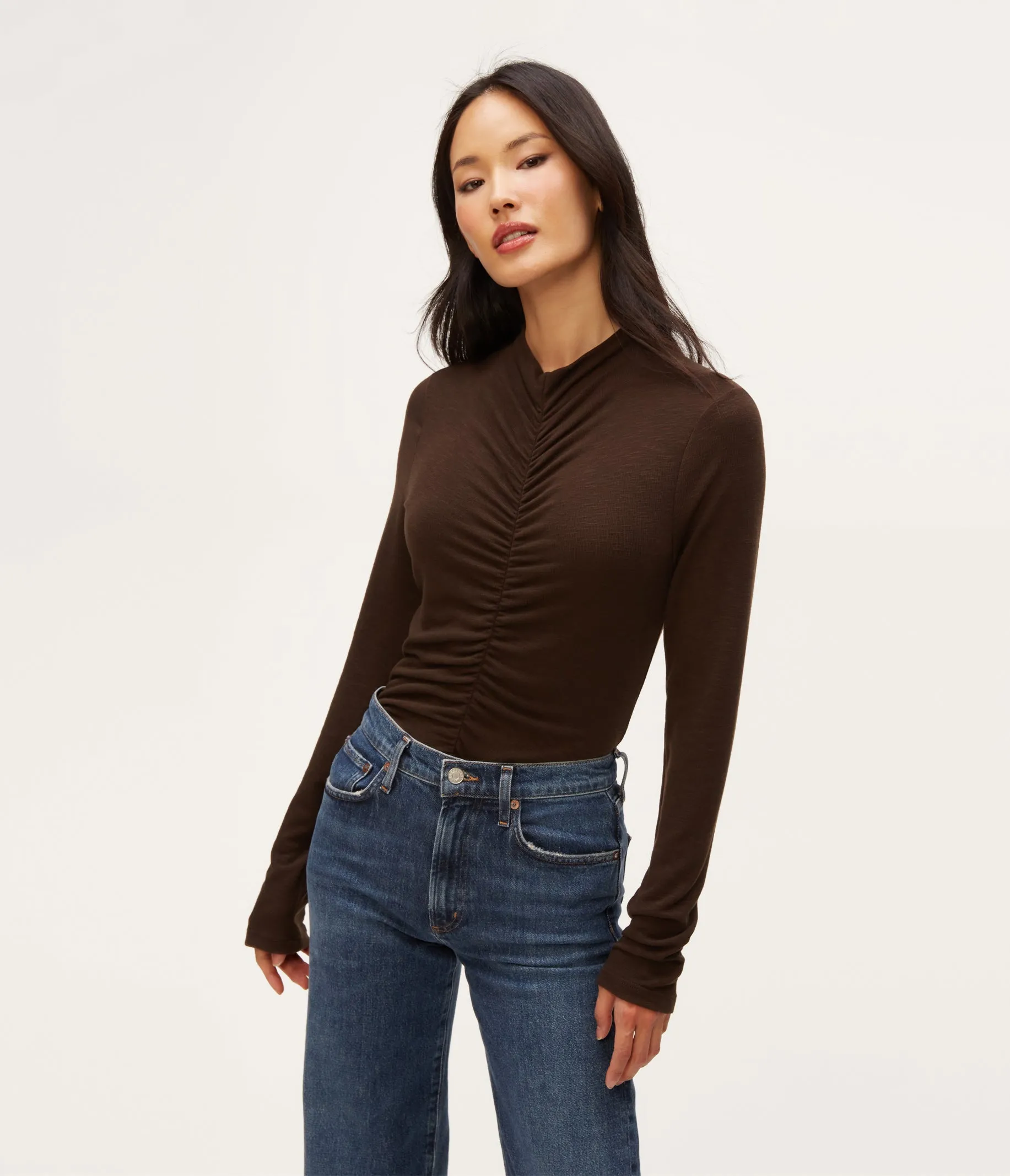 Evelyn Ruched Top