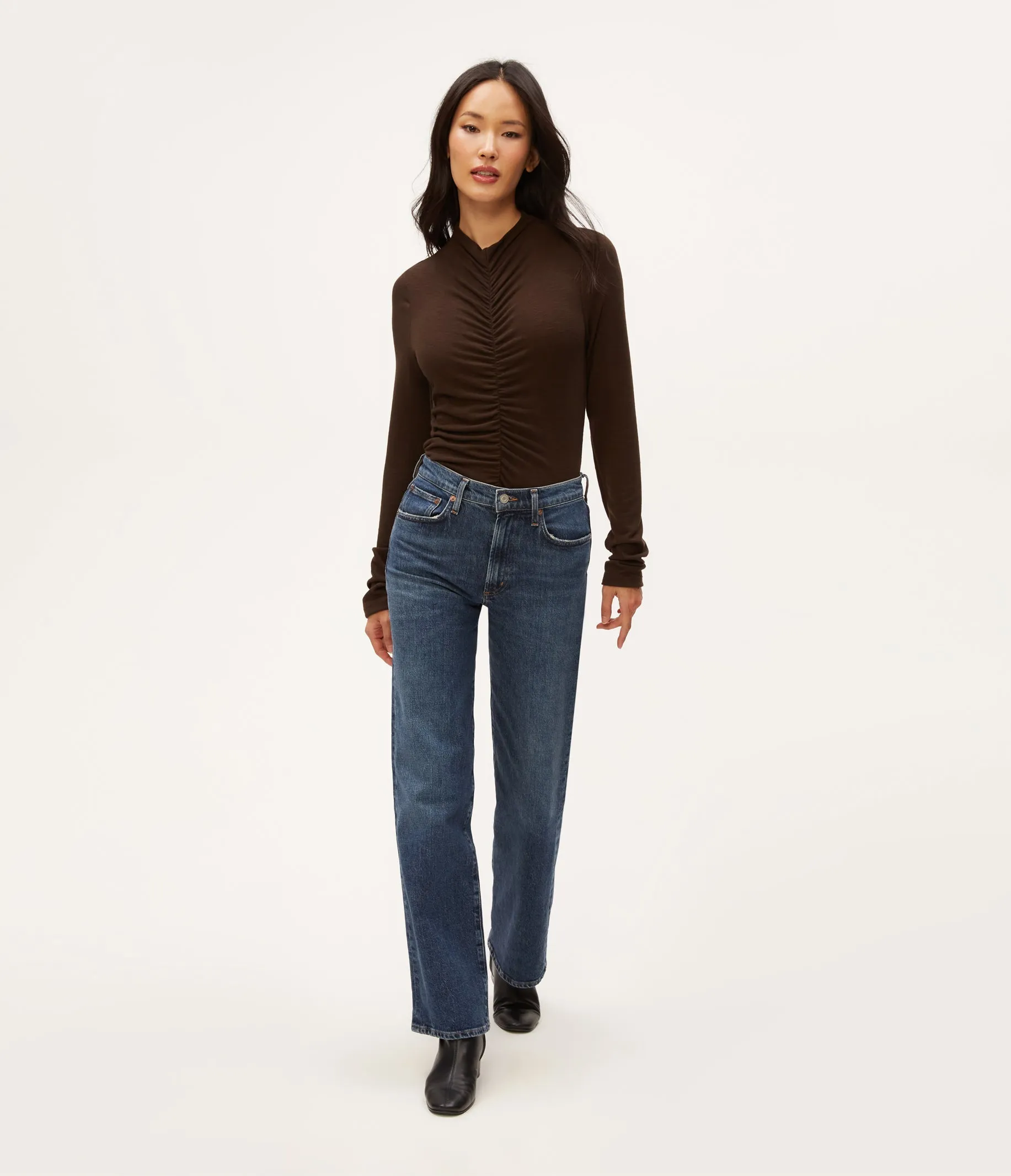 Evelyn Ruched Top