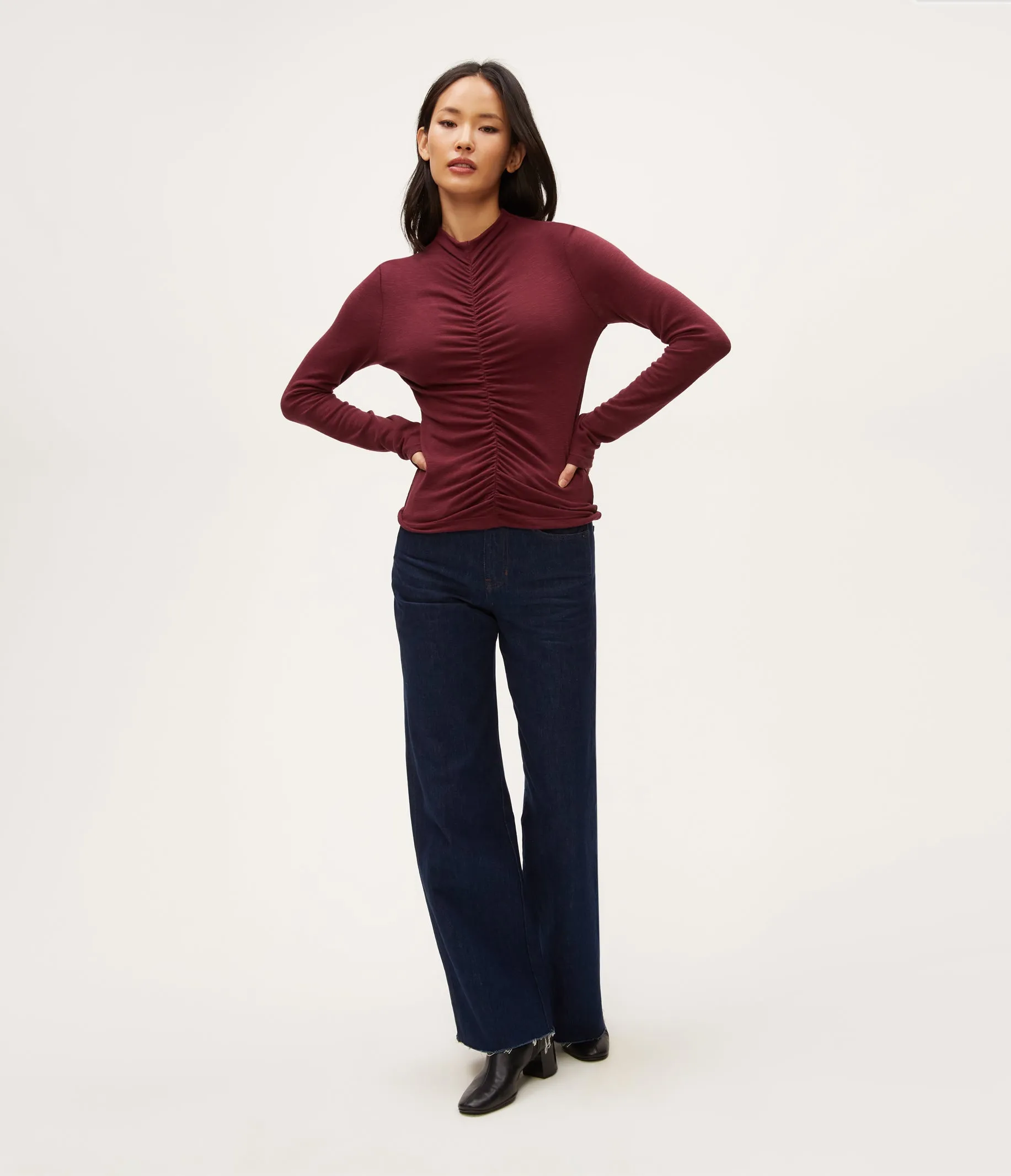 Evelyn Ruched Top