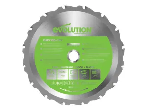 Evolution FURY Multi-Purpose TCT Circular Saw Blade 185 x 20mm x 16T