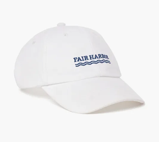 Fair Harbor The Boardwalk Dad Hat - White