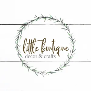 Farmhouse Rustic Logo - Predesigned Logo Customized With Your Information - Wreath Logo