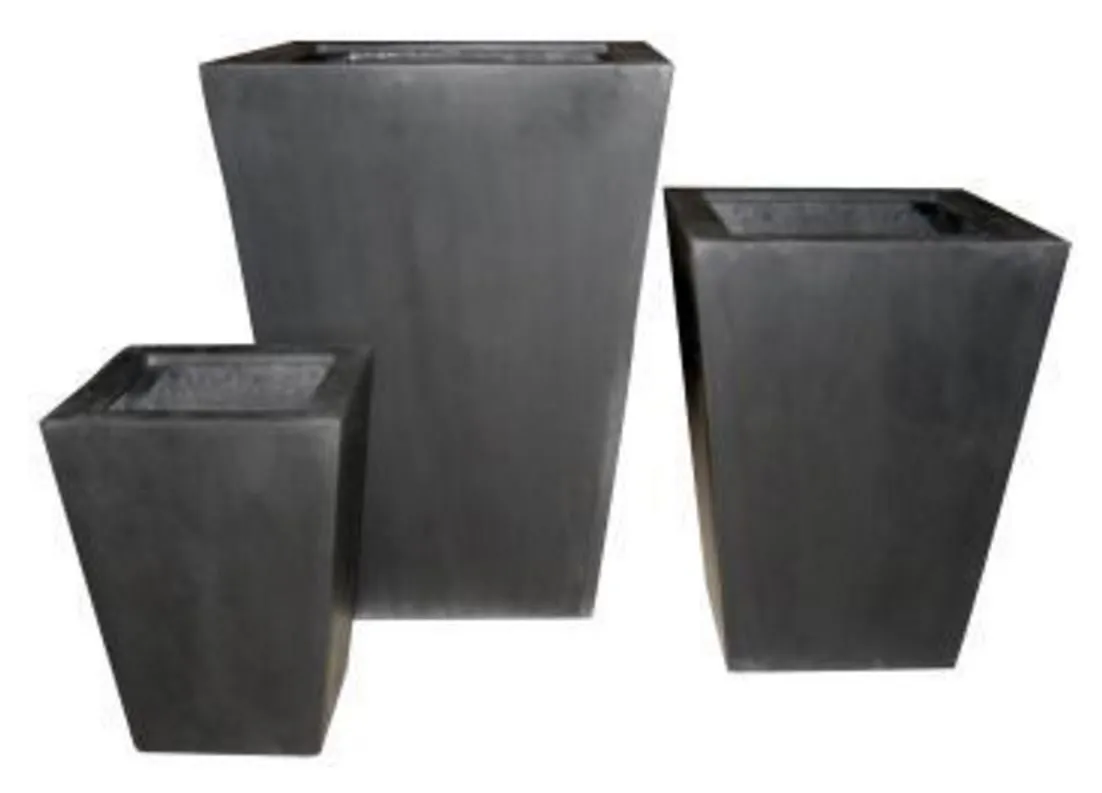 Fiberstone Square Taper Planters