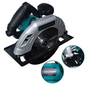 Fierastrau circular Kraissmann CS-185/1650, 1650W, disc Ø185 mm, 62 mm adancime taiere, 5800 RPM
