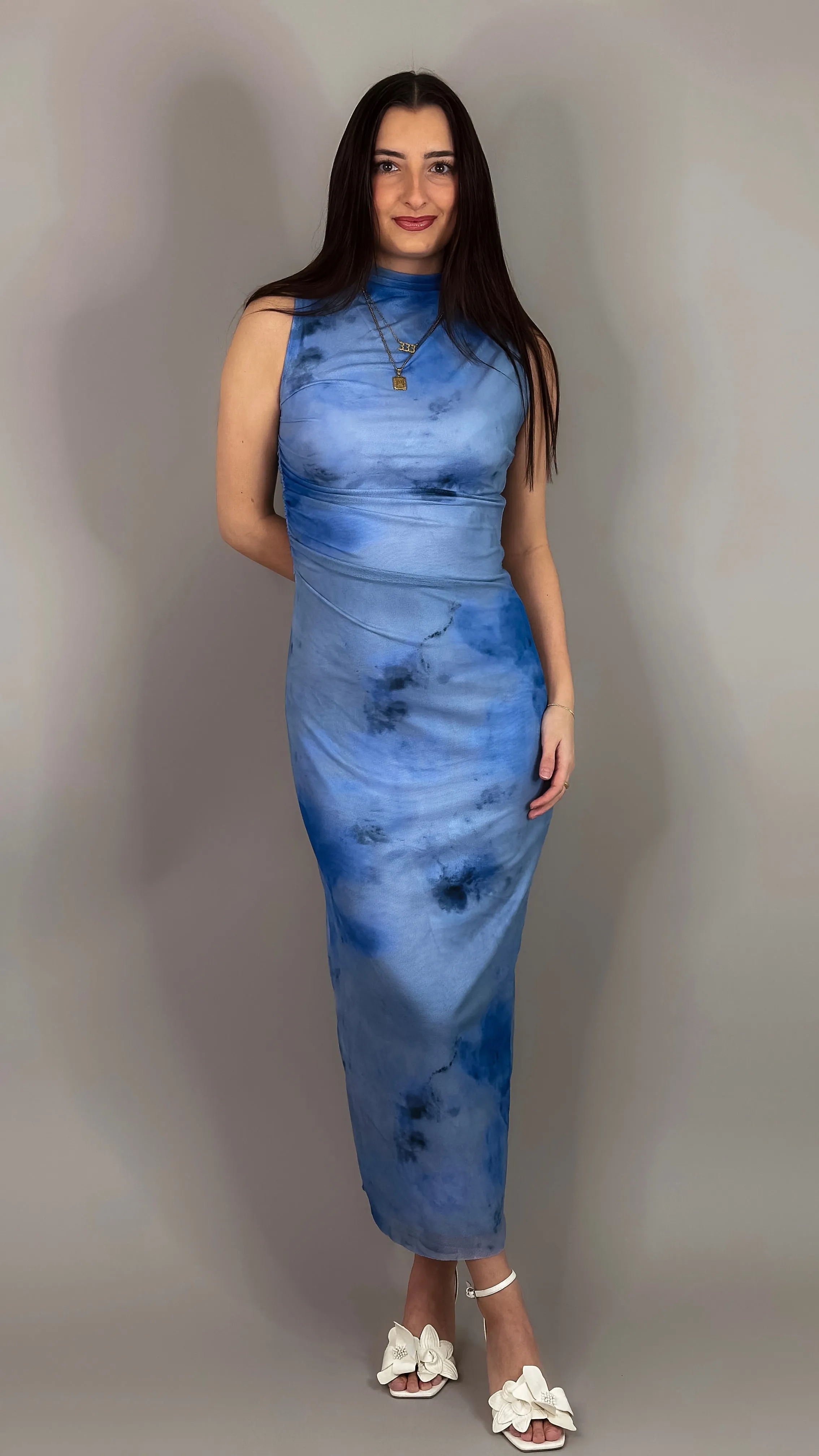 Fiji Blue Maxi Dress