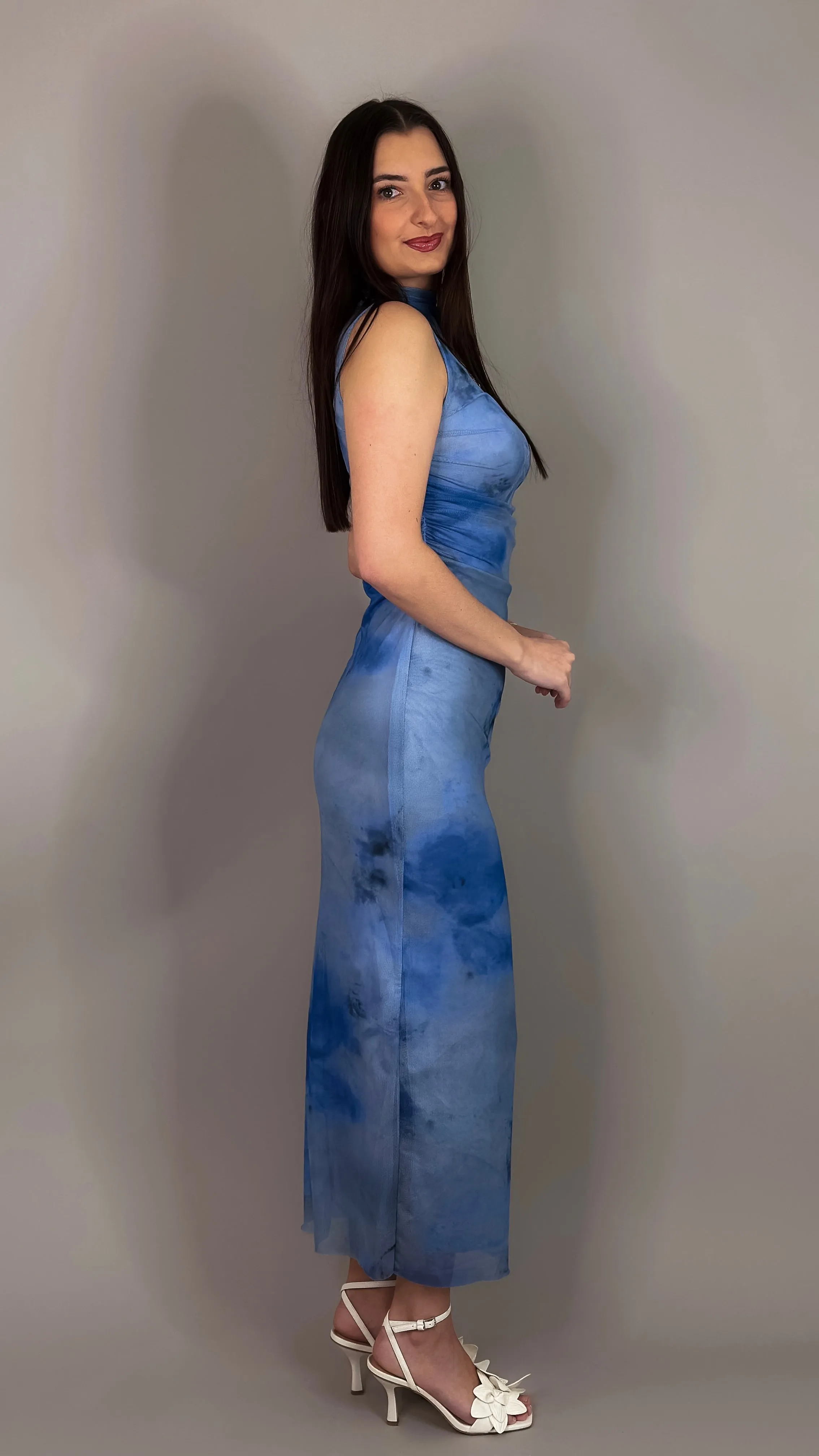 Fiji Blue Maxi Dress