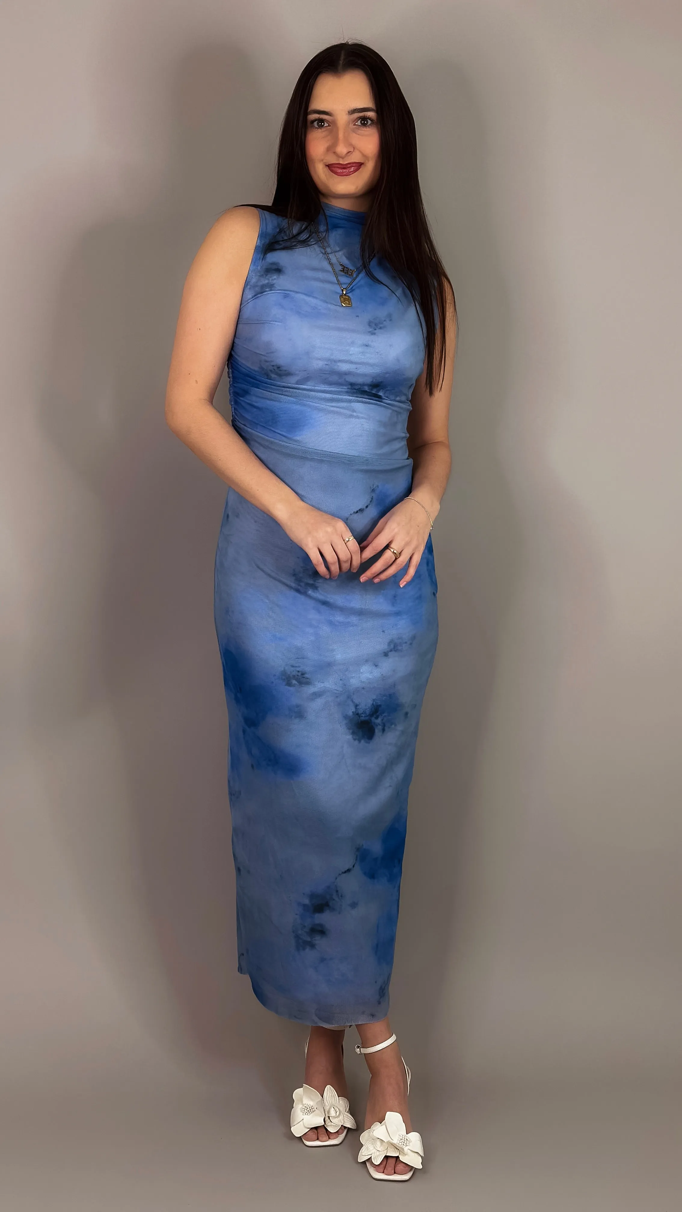 Fiji Blue Maxi Dress