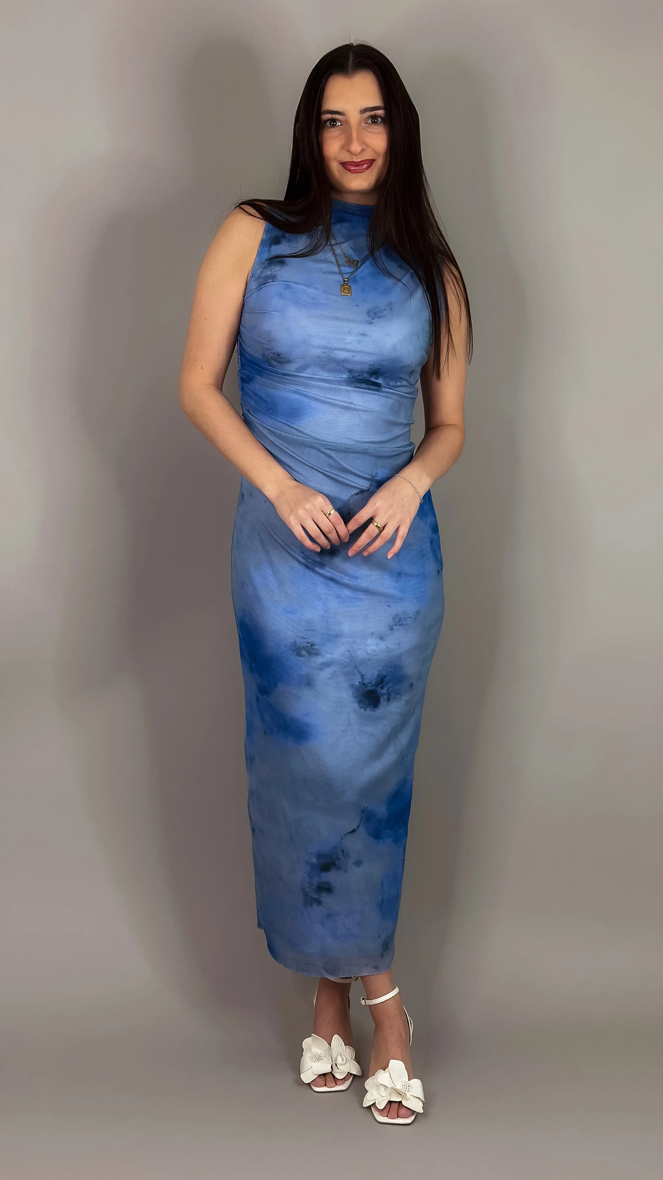 Fiji Blue Maxi Dress