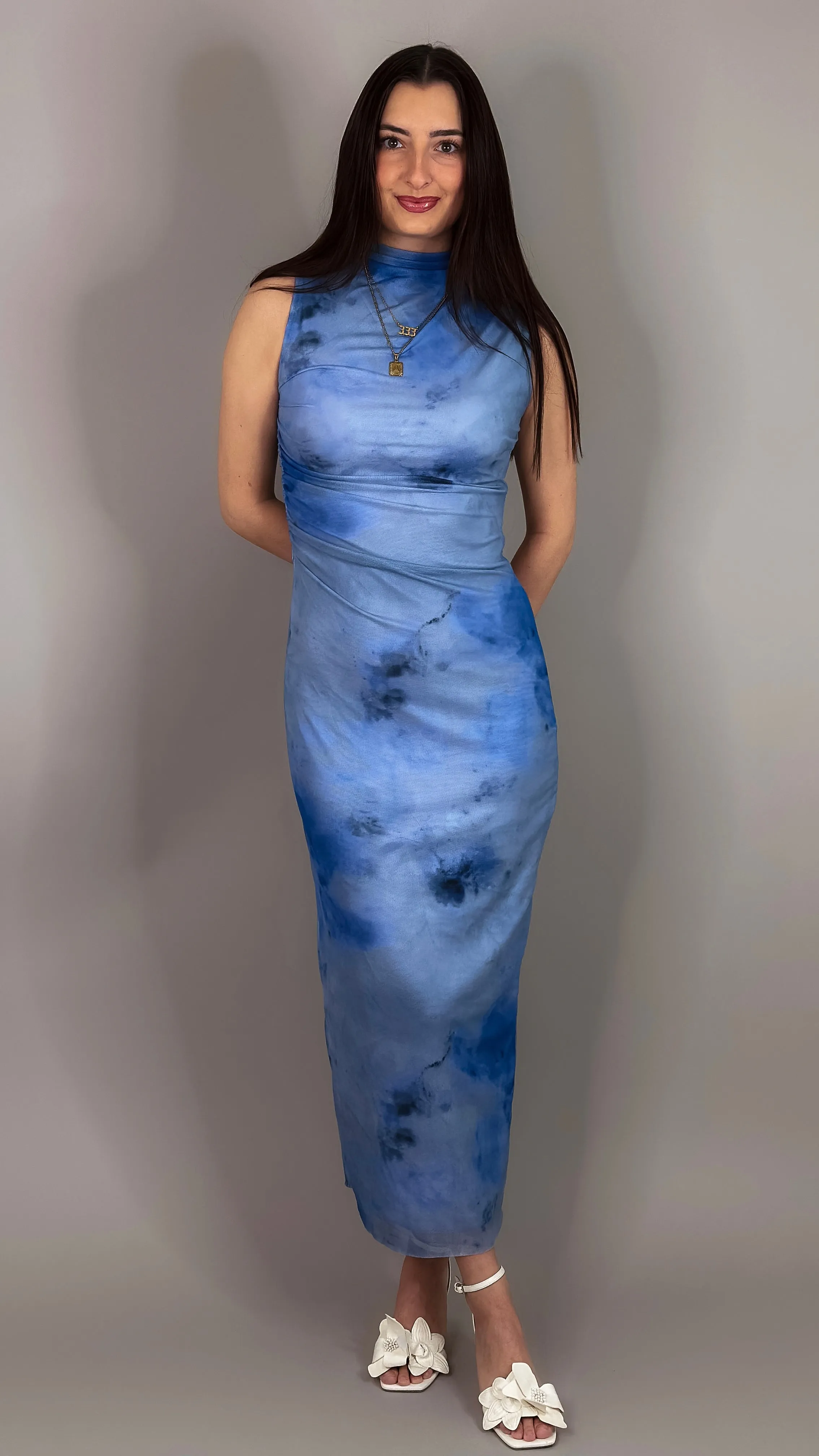 Fiji Blue Maxi Dress