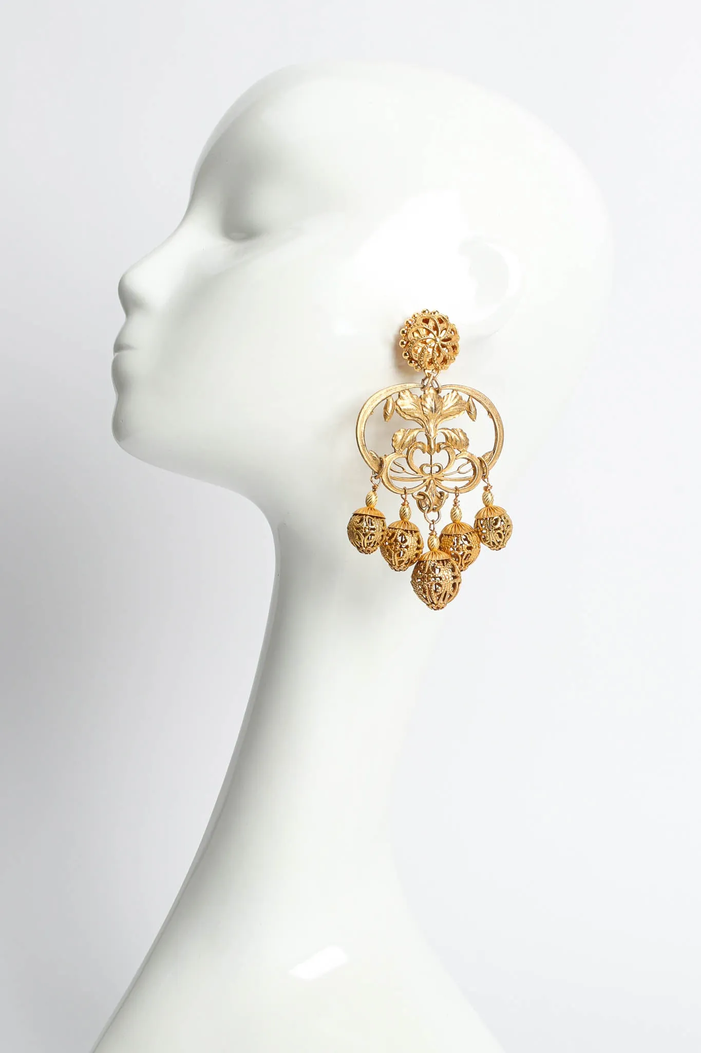 Filigree Bloom Multi Orb Earrings