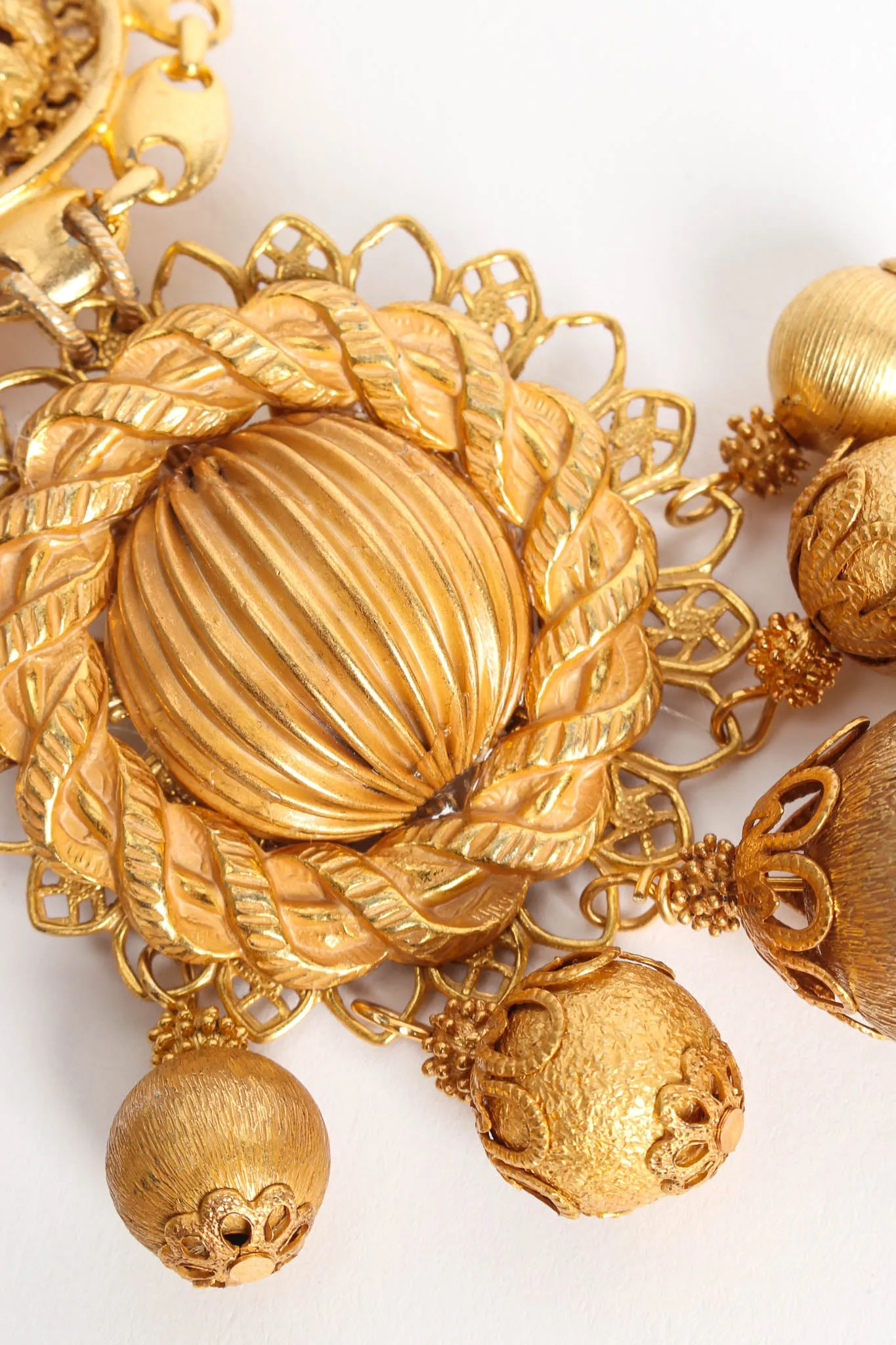 Filigree Multi Globe Twist Earrings