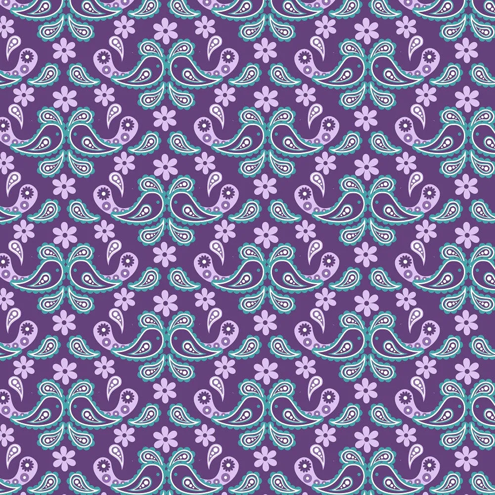 Floral Pattern Heat Transfer Vinyl Sheet