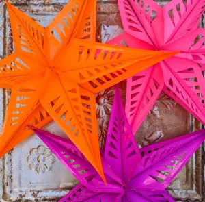 Folding neon stars