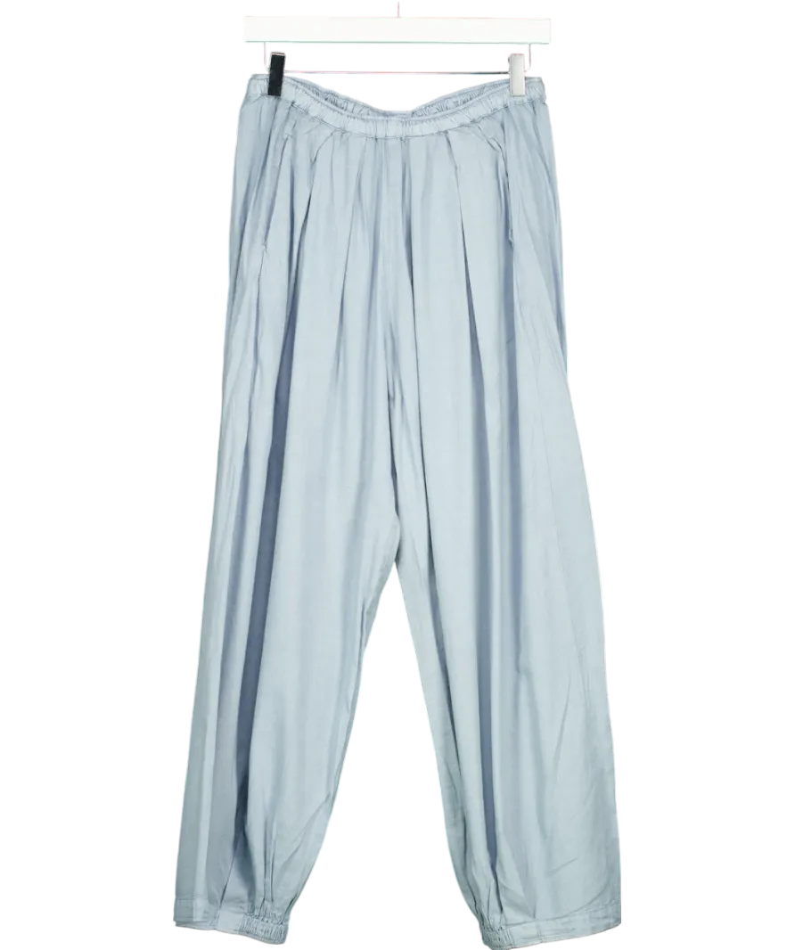 Free People Blue To The Sky Parachute Trousers UK XS