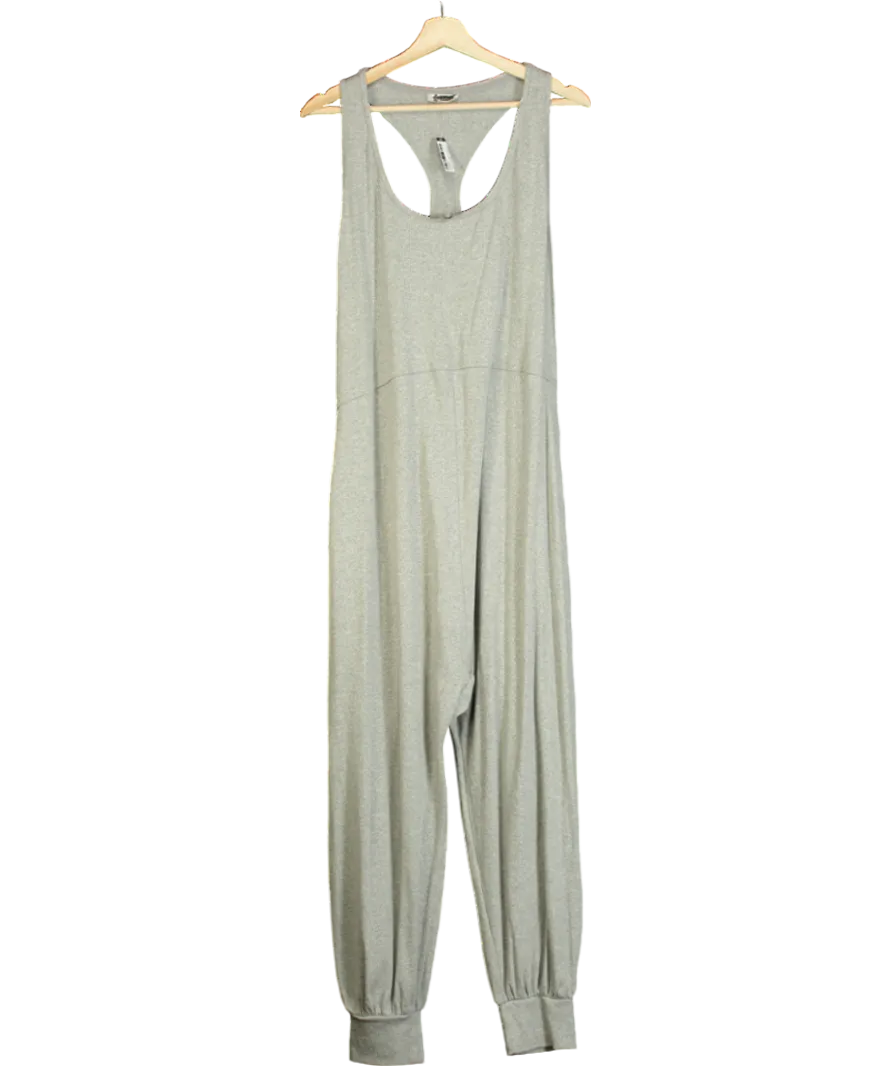 Free People Grey Intimately Downtime Romper UK L