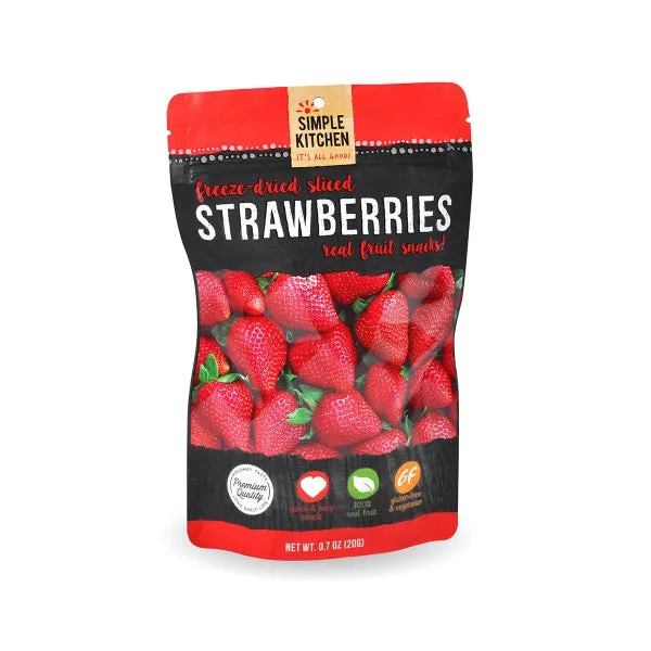Freeze-Dried Strawberries - 6 Pack
