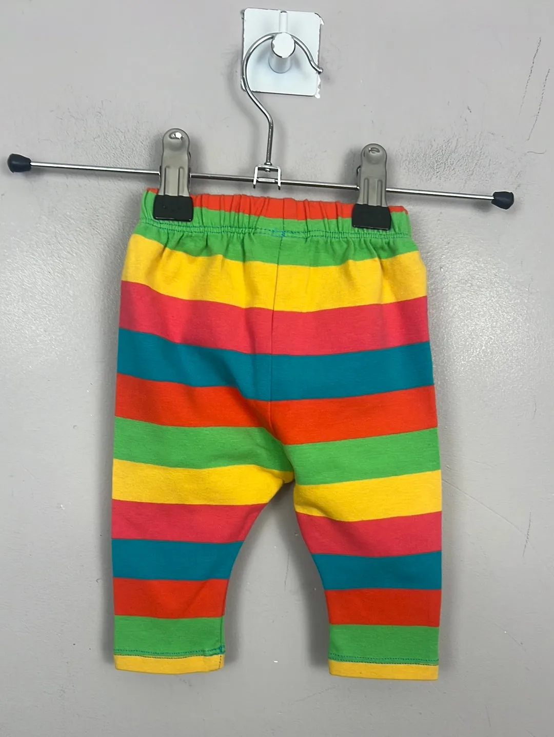 Frugi multi stripe leggings 0-3m