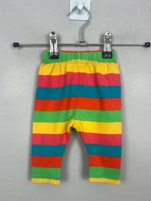Frugi multi stripe leggings 0-3m