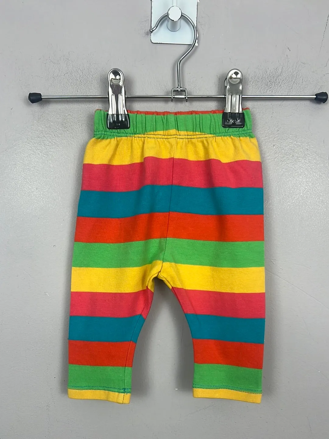 Frugi multi stripe leggings 0-3m