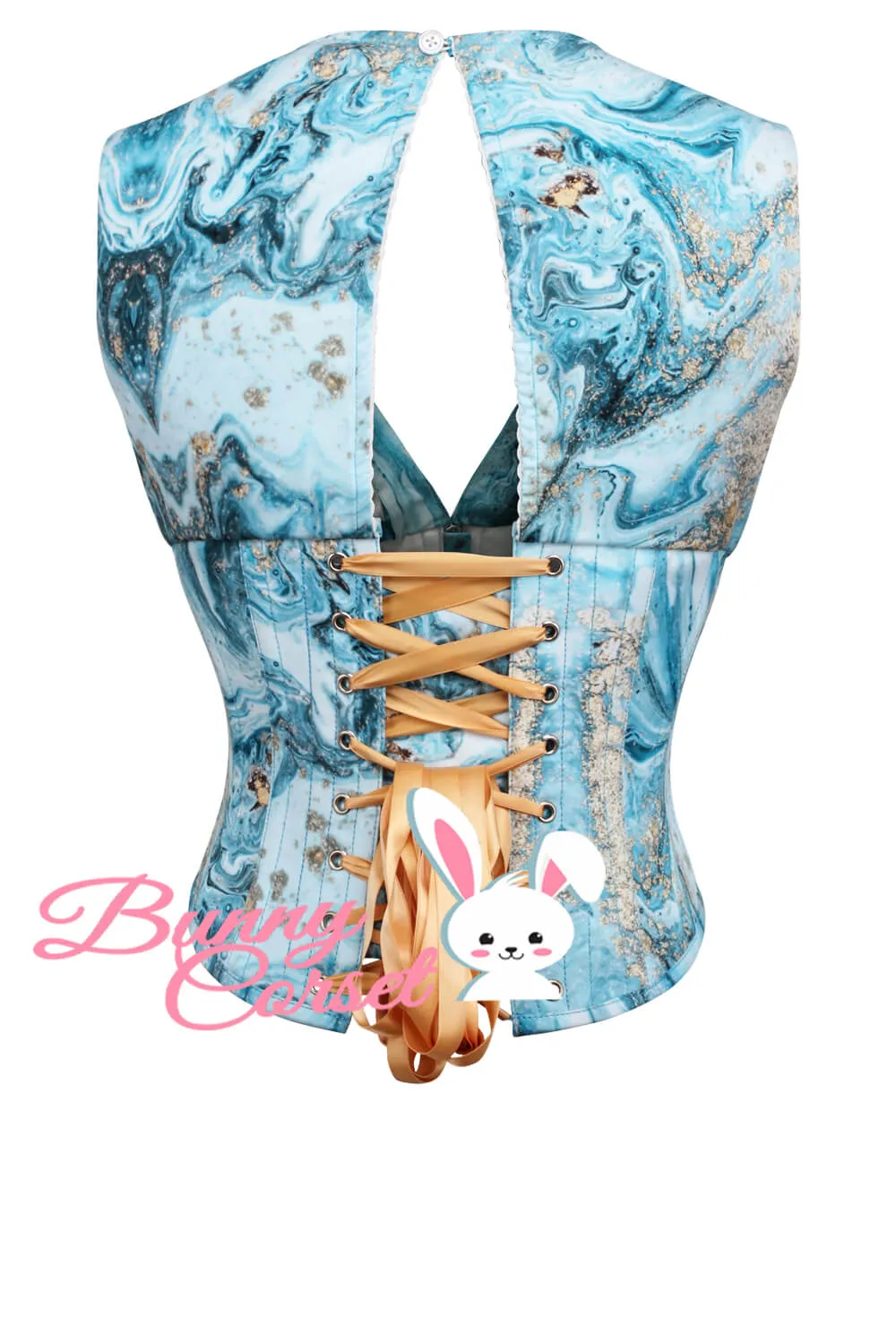 Gabrielle Zipper Printed Corset