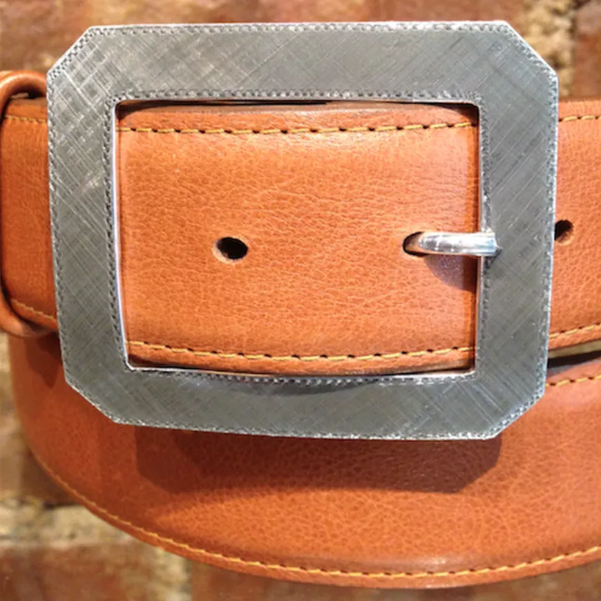 Garrison Modern Etched Buckle