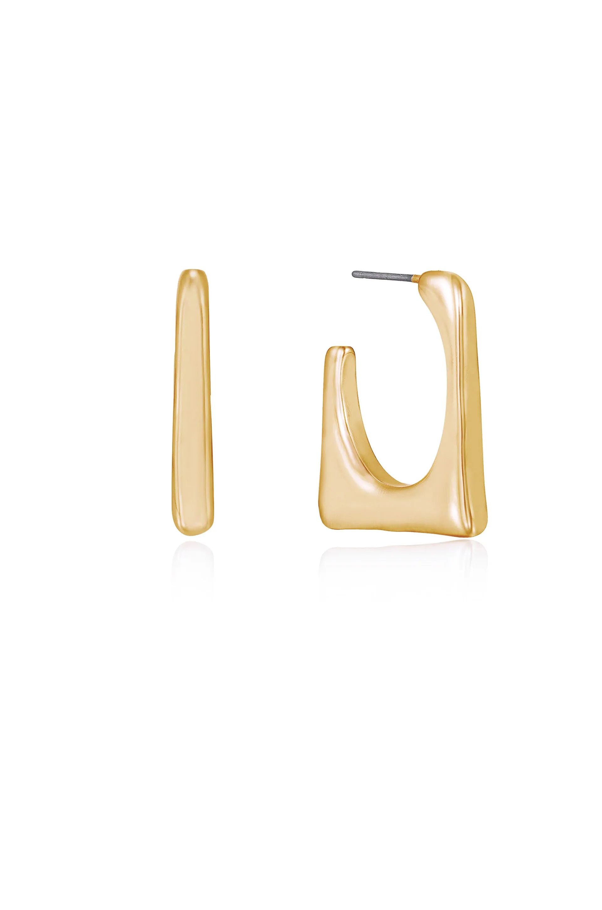 Geo Modern Cutout Hoops