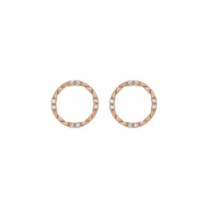 Geometric Circular Earrings