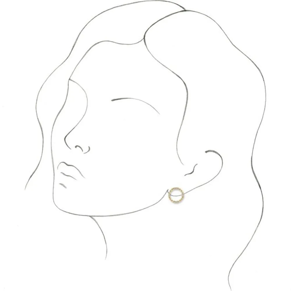Geometric Circular Earrings