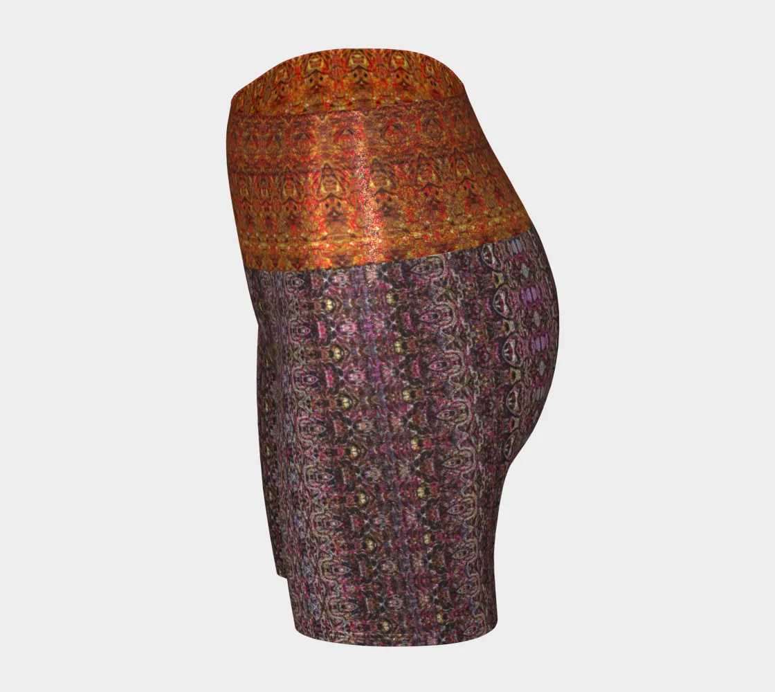 Glitter Yoga Shorts (Muliebris/Virilis)(Samhain Dream Thaw 15/14 & Orange/Purple Logo@Alchemic) RJSTHs2024 RJS