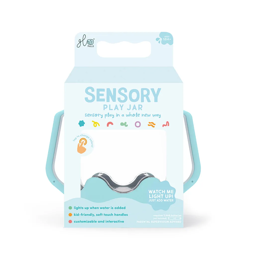 Glo Sensory Play Jar Light Blue