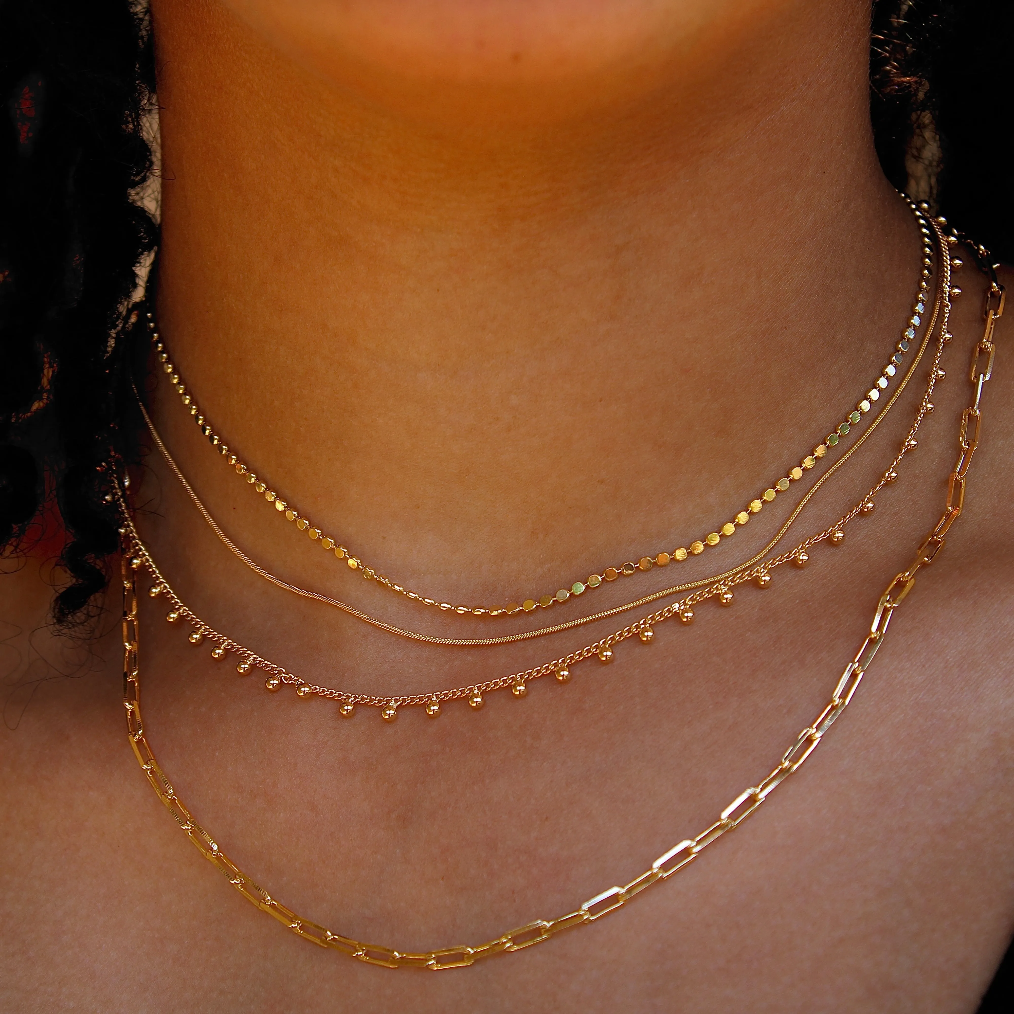 Gold Filled Orb Chain