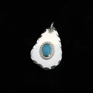 Goros Silver Rope Turquoise Stamp - Metal (Large)