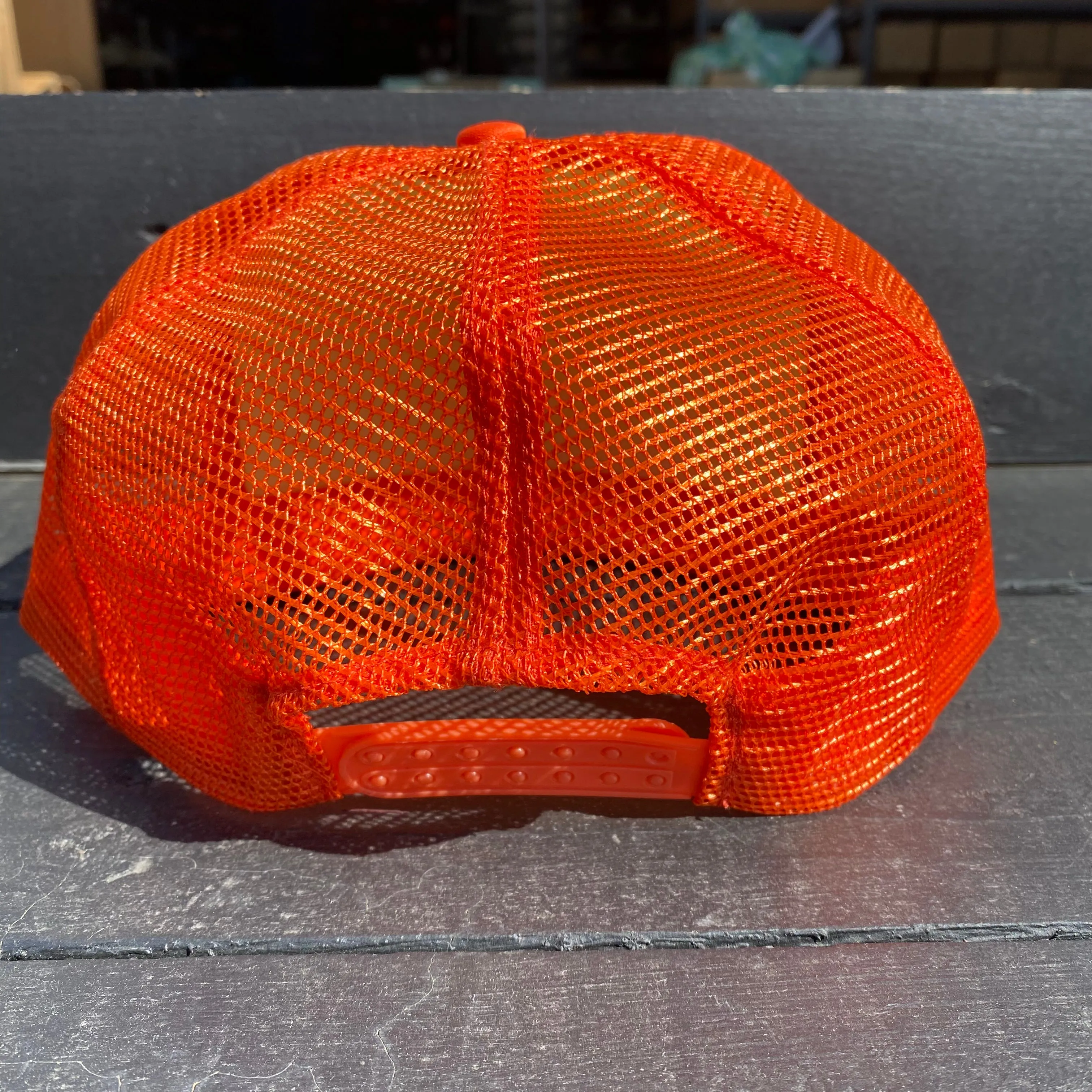 Gotta love a good pole dancer on a Vintage Orange Mesh Trucker Snapback Hat Cap Funny Custom Printed