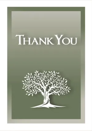 Grace Series Tree of Life Acknowledgement Card- STGR102-AK