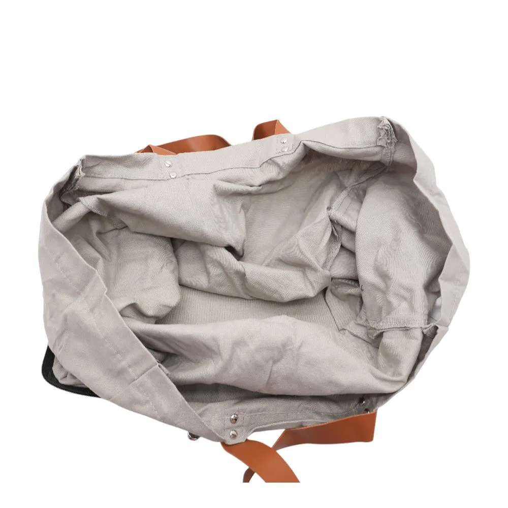 Gray Folding Tote With Case Cover