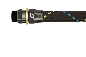 GReddy -06 ORB male Swivel Hose End(s) - Black / Gold anodized
