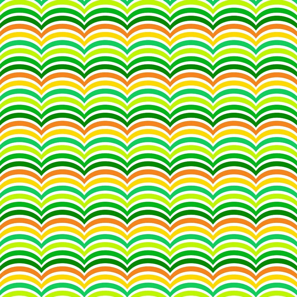 Green Patterns Adhesive Vinyl Sheet