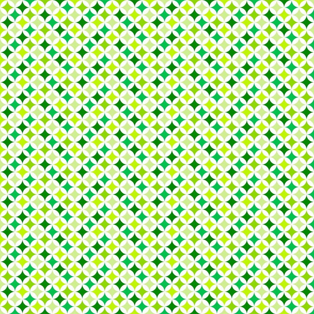 Green Patterns Adhesive Vinyl Sheet